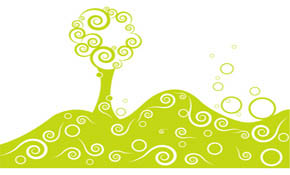 Vector stylized tree